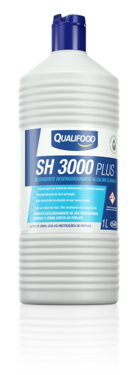 Imagem do produto SH 3000 Plus Detergente Desengordurante Alcalino Clorado Qualifood START 1L